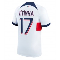 Pánský Fotbalový dres Paris Saint-Germain Vitinha #17 2023-24 Venkovní Krátký Rukáv